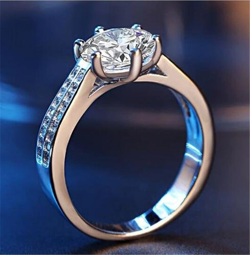 Platinum Diamond Diamond Ring