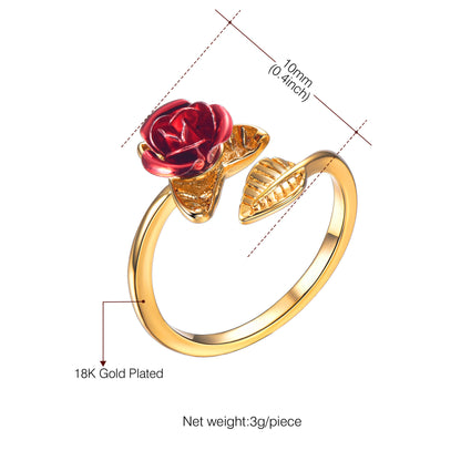 Gold Plated Rose Gold Ladies Bracelet With Roses