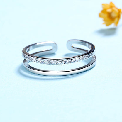 Simple ring diamond female ring