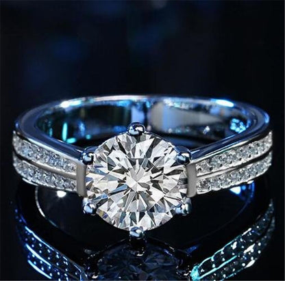 Platinum Diamond Diamond Ring