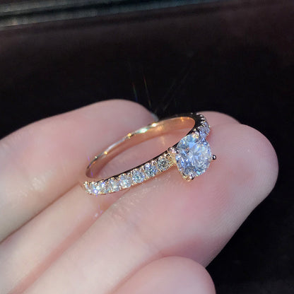 Imitation diamond ring