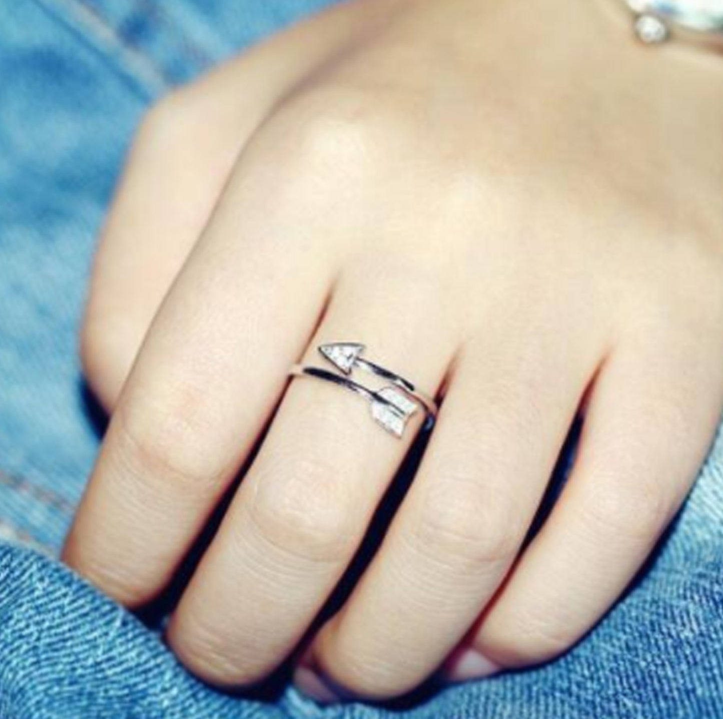 Diamond Arrow Ring