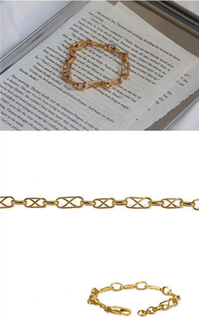 Women's thick chain bracelet