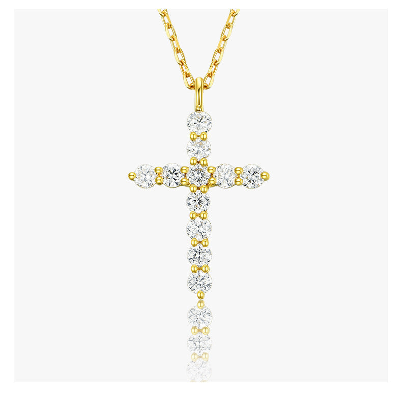 Women's Diamond Cross Necklace