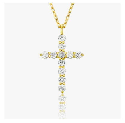 Women's Diamond Cross Necklace