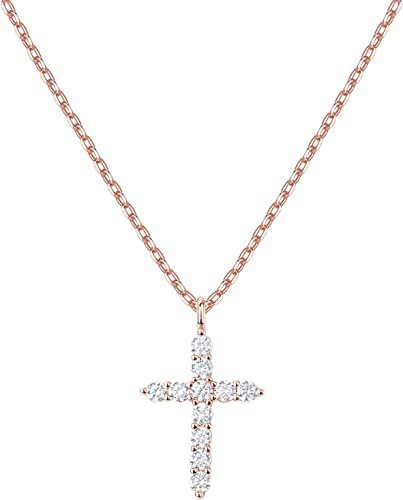 Women's Diamond Cross Necklace