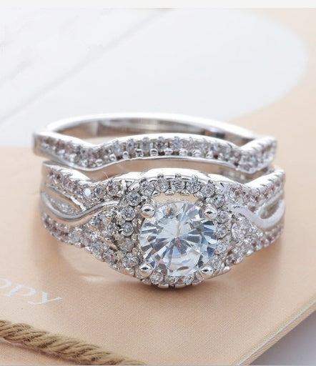 Woman diamond ring