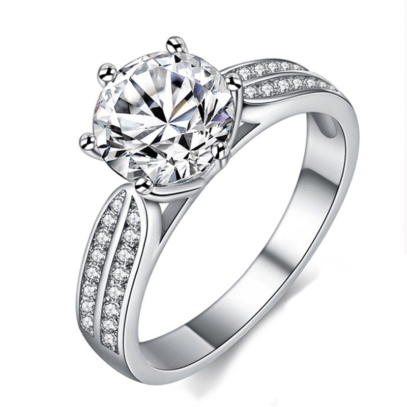 Platinum Diamond Diamond Ring