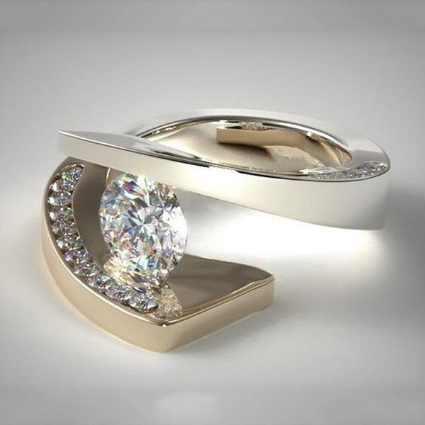 New Diamond Artificial Diamond Ring