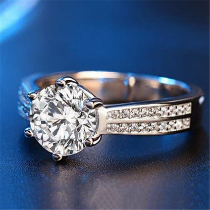 Platinum Diamond Diamond Ring