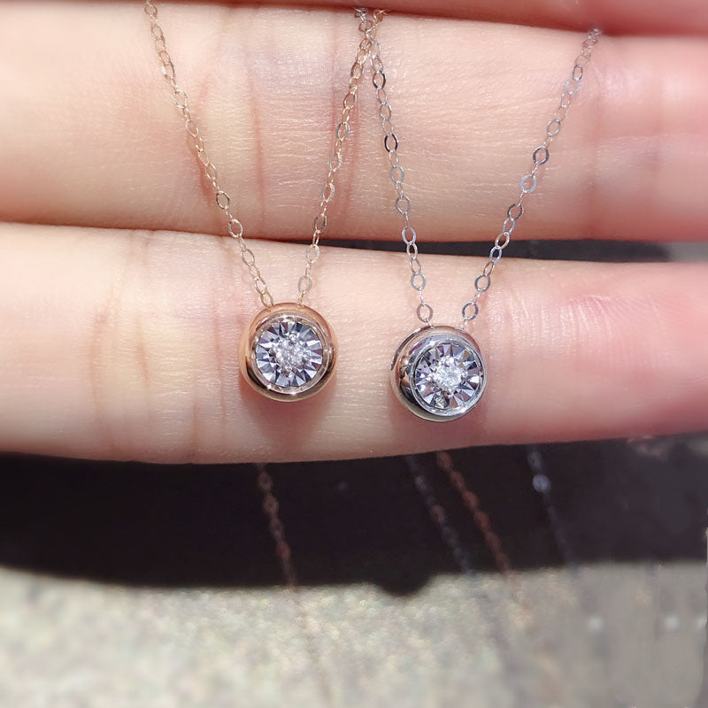 Bubble Diamond Necklace