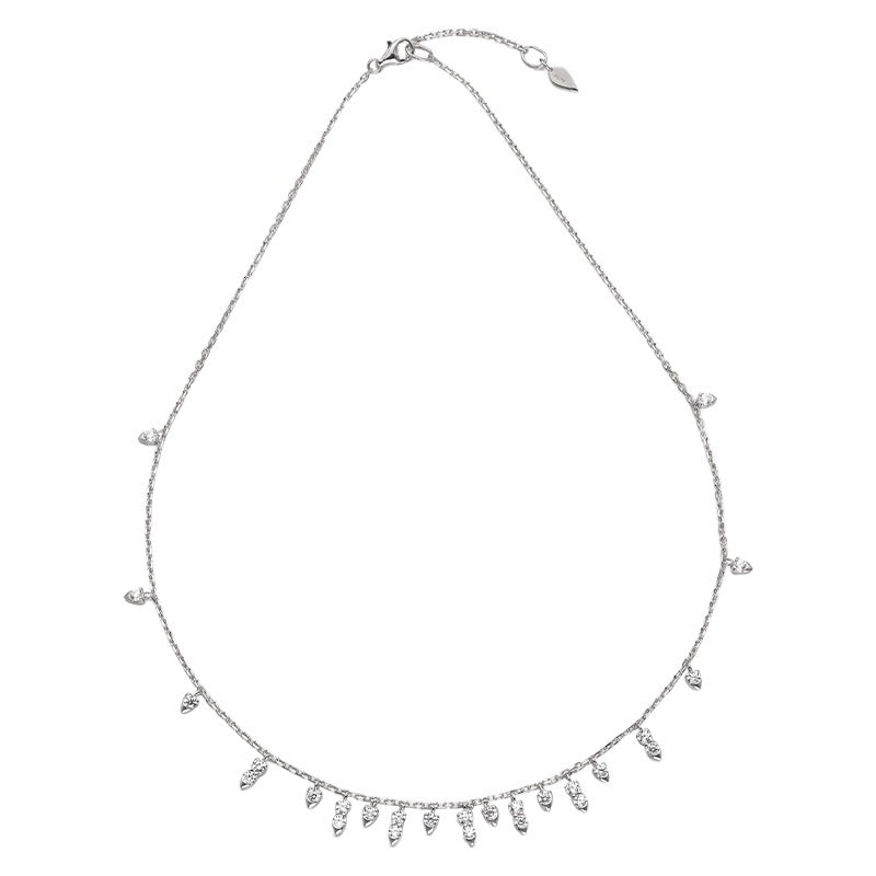 Fashion Tassel High Carbon Diamond Women's Necklace