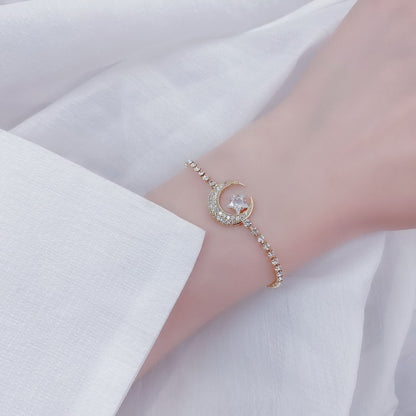 Women's Korean-style Exquisite Zircon Temperamental Bracelet