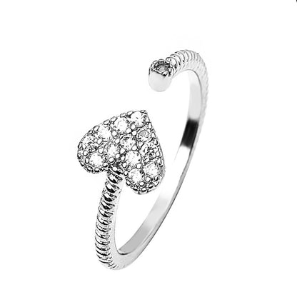 Japanese And Korean Ins Special-interest Design Love Heart-shaped Ring