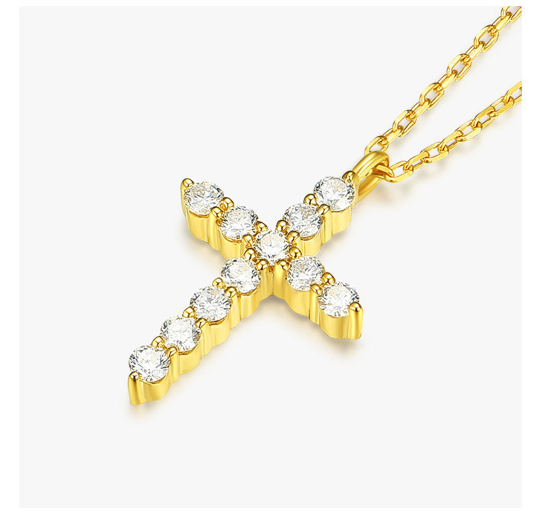 Women's Diamond Cross Necklace