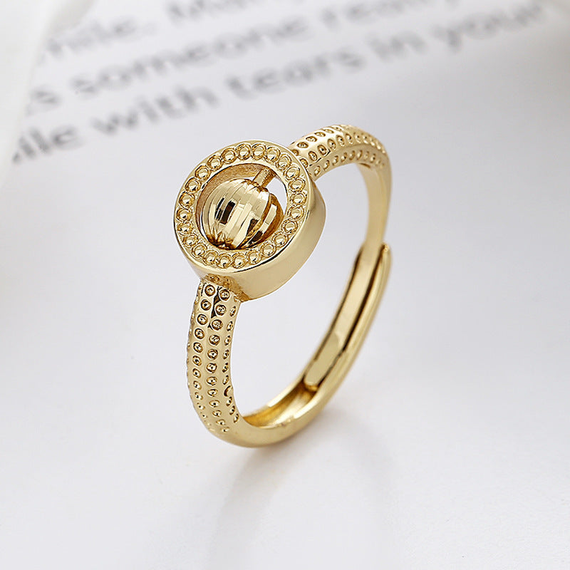 Gold Vietnam Gold Ring Niche Design